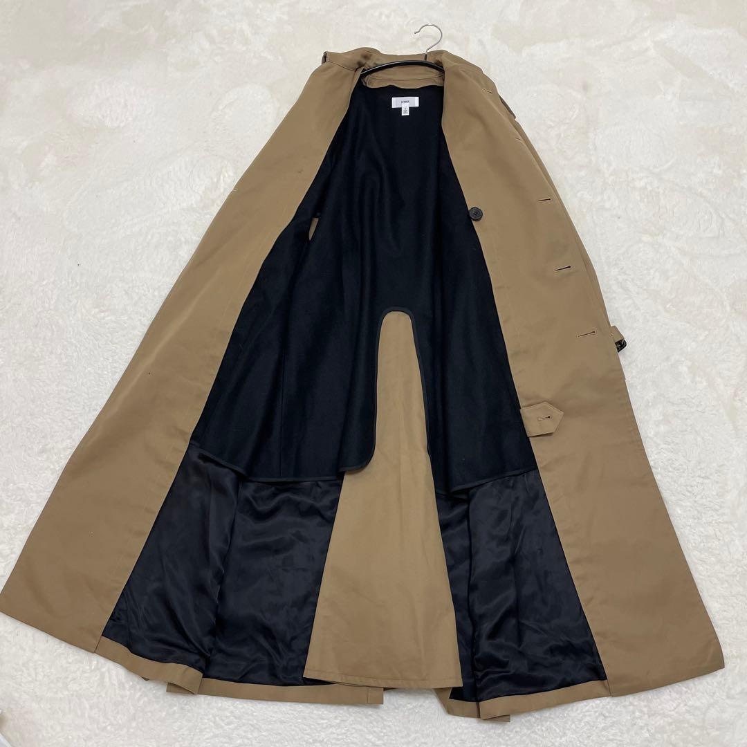 【極美品】ハイク ビッグフィット オーバーサイズトレンチコート ベージュ S