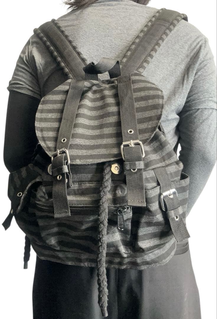 バッグ border pattern parachute backpack