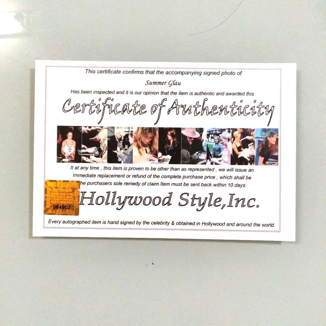 サマー・グロー直筆サイン入り超大型写真…Summer　Glau…ターミネーター…