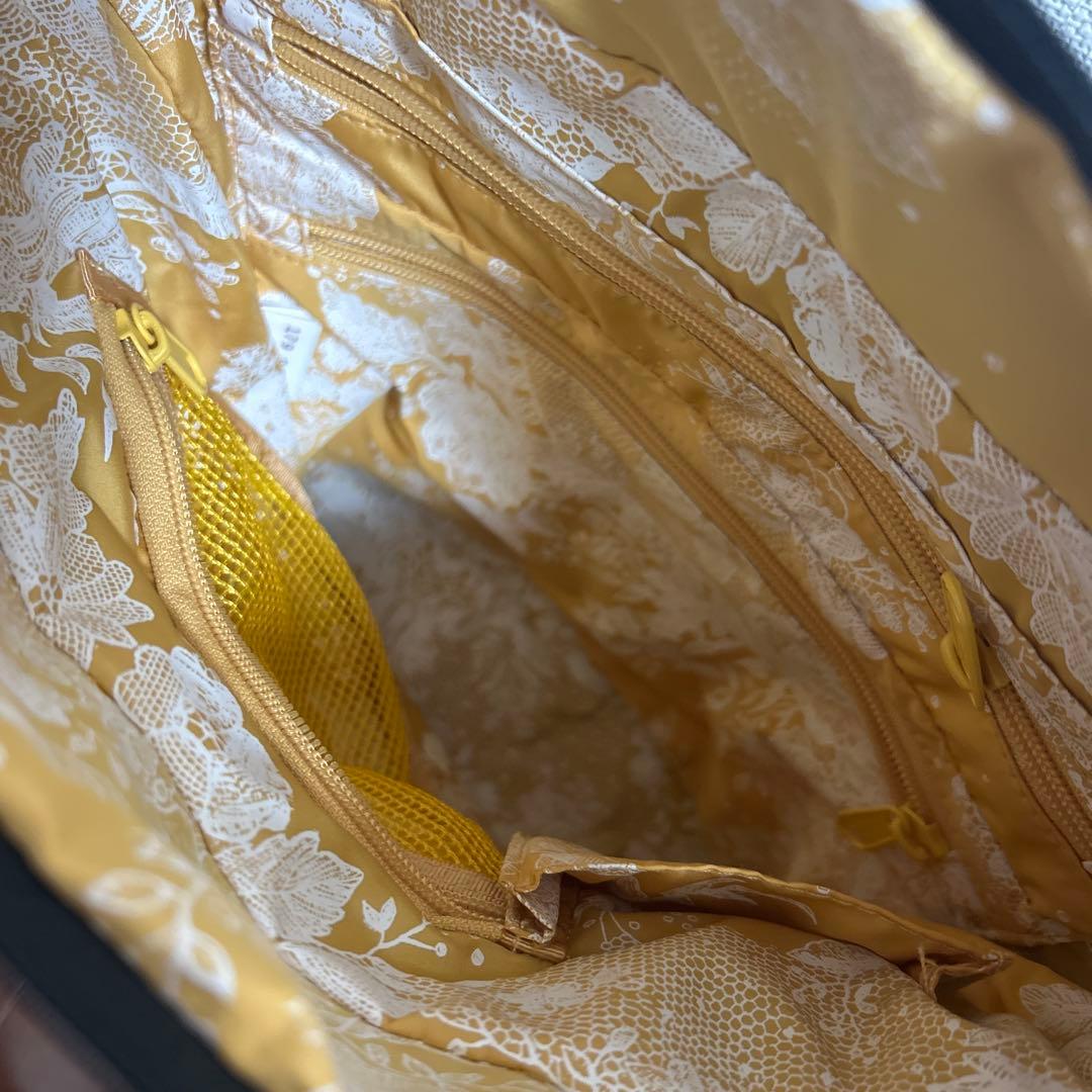 近沢レース　スワニー　SWANY コラボ　キャリー　バッグ　黒