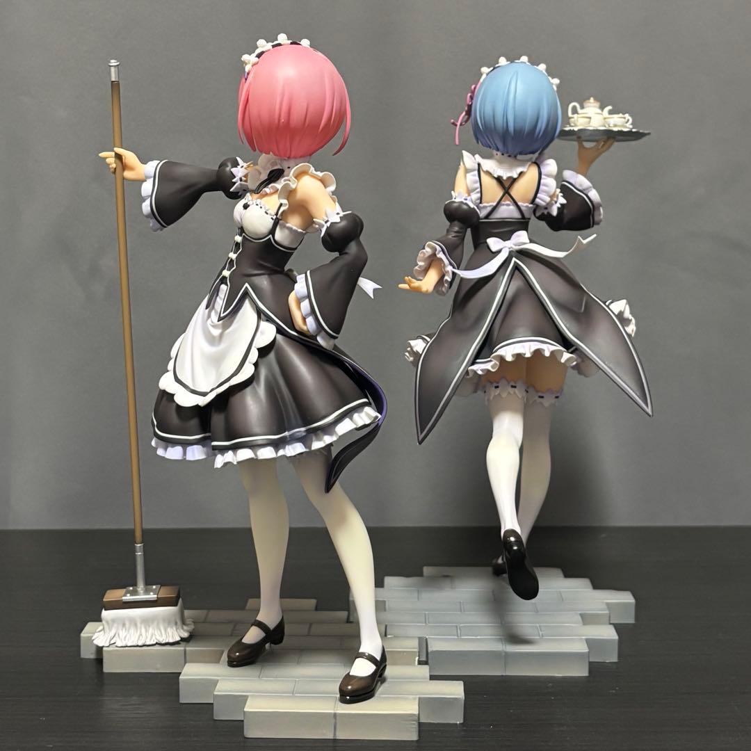 Re:ゼロ レム ラム グッドスマイルカンパニー 1/7 フィギュア セット