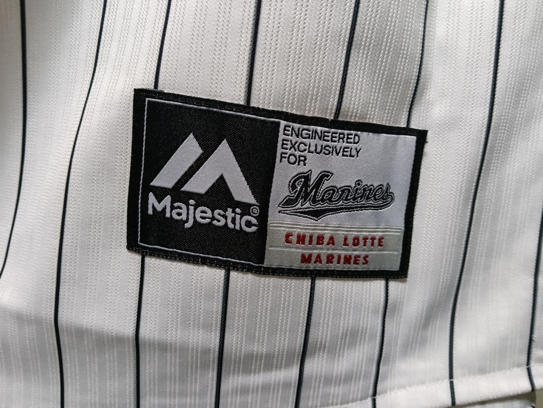 【新品タグ付き！】ロッテ 岡田幸文 ハイクオリティユニフォーム（Mサイズ）