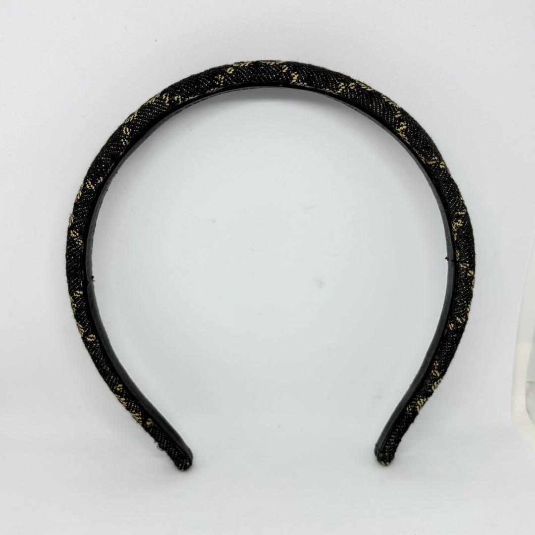 【グッチ】GUCCI カチューシャ GG デニム ヘアバンド ヘアアクセサリー