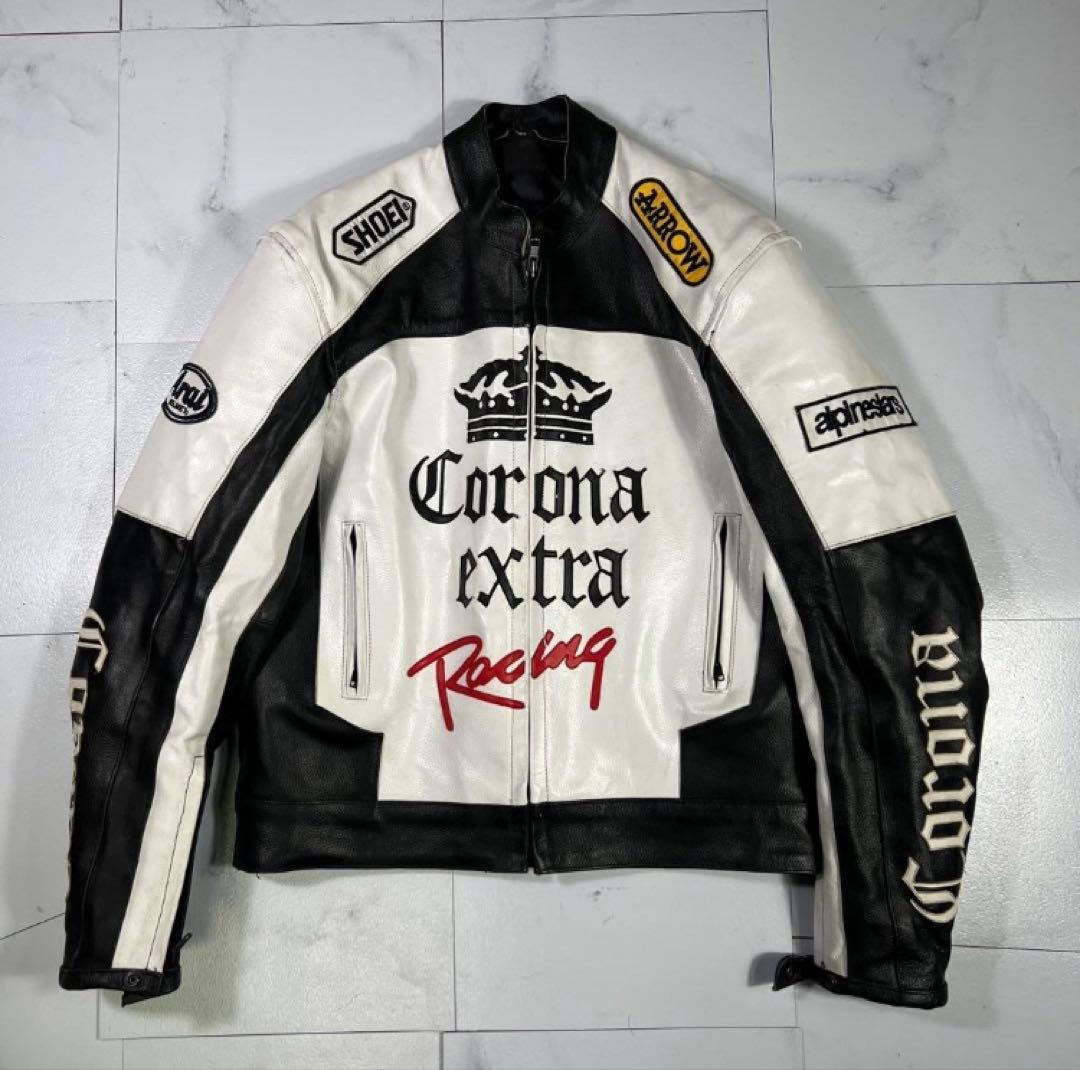 ＧＯＮ　コロナエキストラ レーシングジャケット レザージャケット M