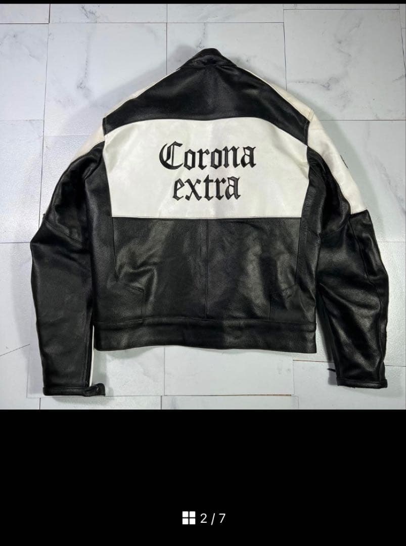 ＧＯＮ　コロナエキストラ レーシングジャケット レザージャケット M