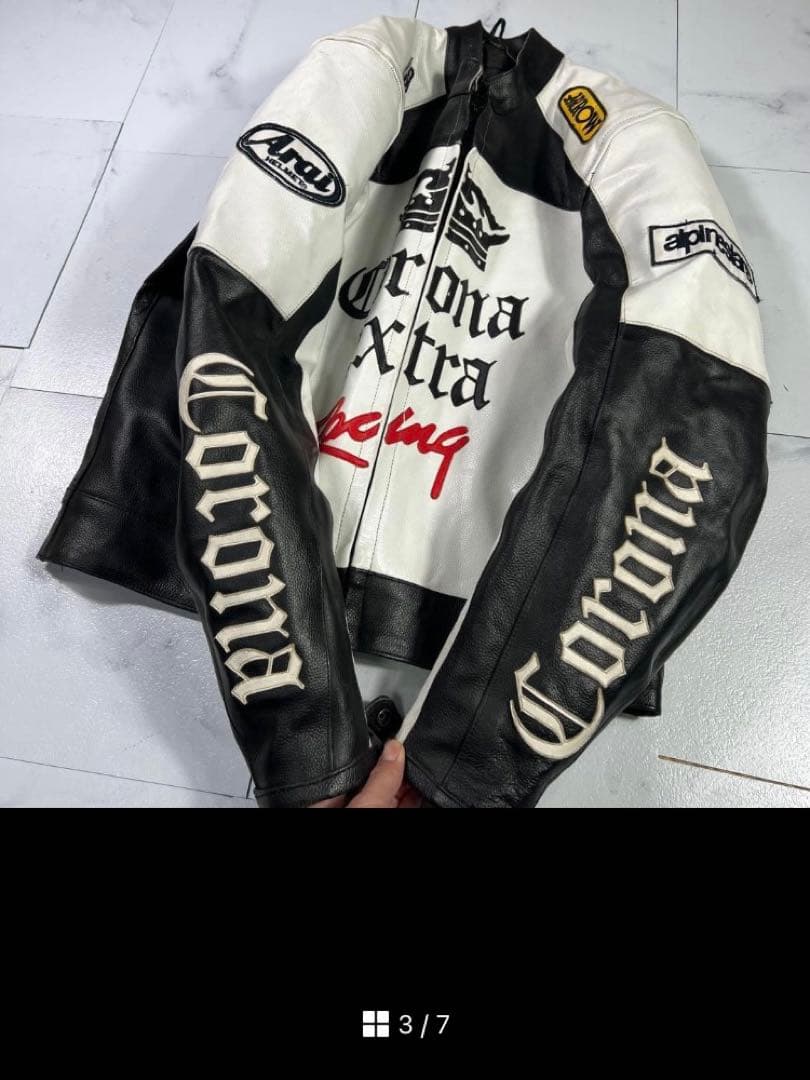 ＧＯＮ　コロナエキストラ レーシングジャケット レザージャケット M