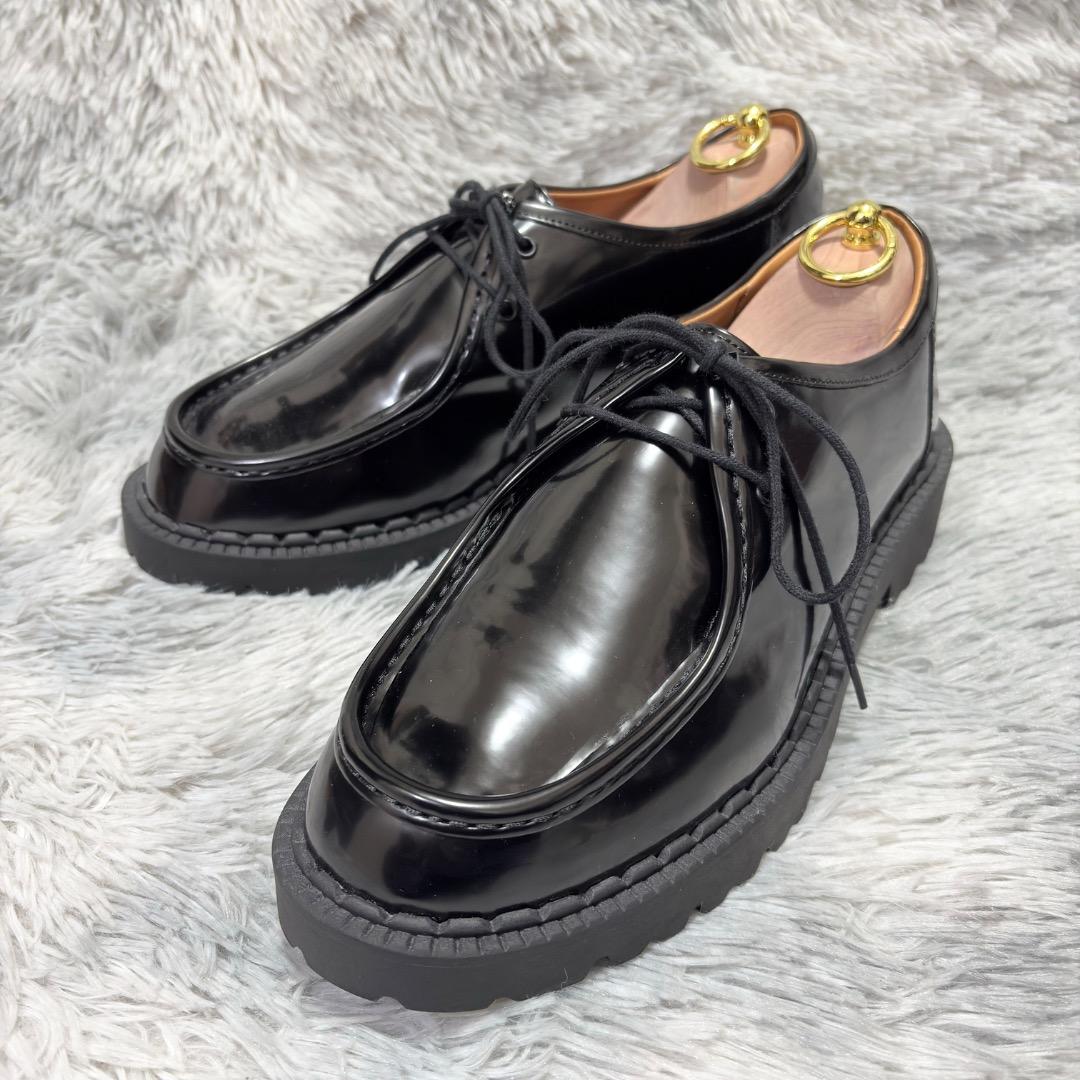 新品✨UNIQLO C 26.5cm チロリアンシューズ 黒 エナメル