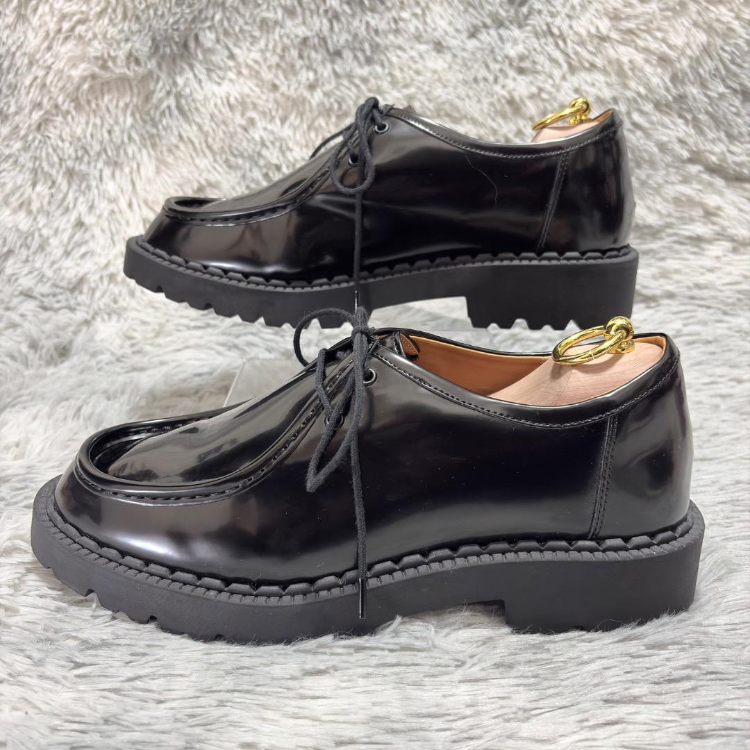 新品✨UNIQLO C 26.5cm チロリアンシューズ 黒 エナメル