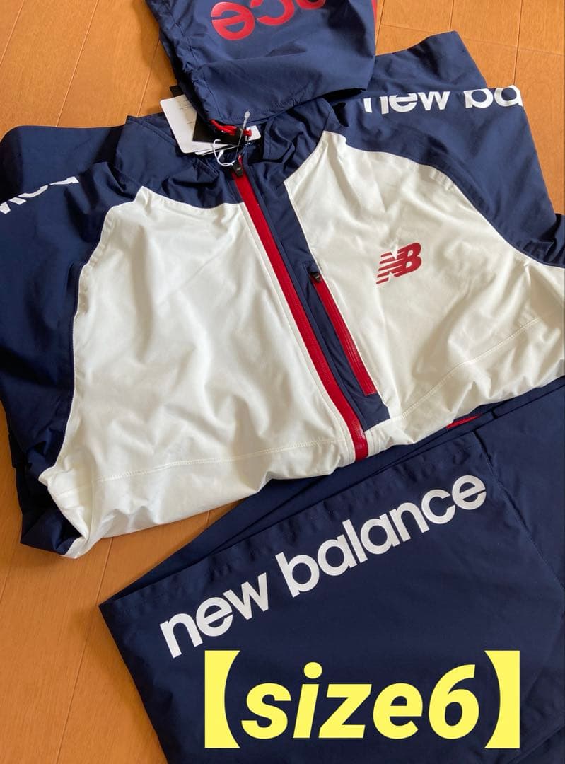 新品正規品ニューバランスゴルフ/6】レインウェア上下セットアップ撥水透湿