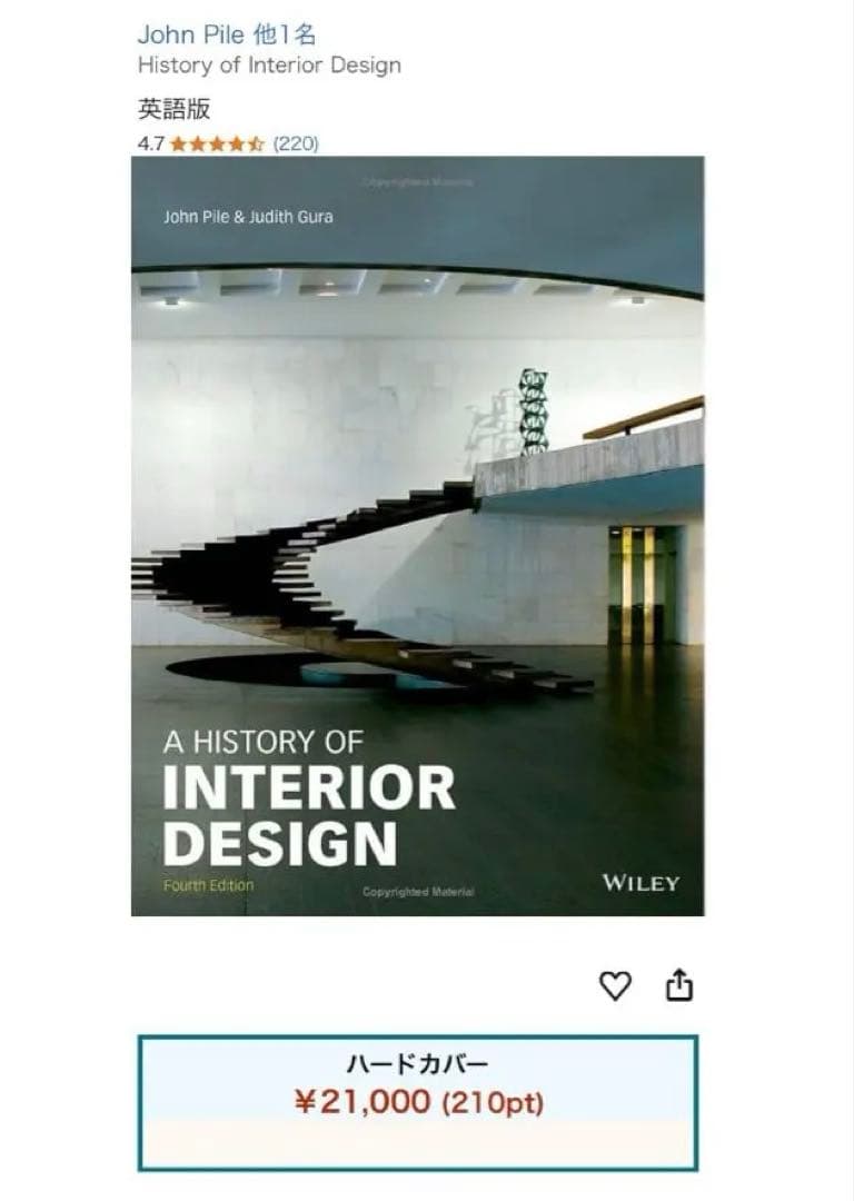 【洋書】History of Interior Design