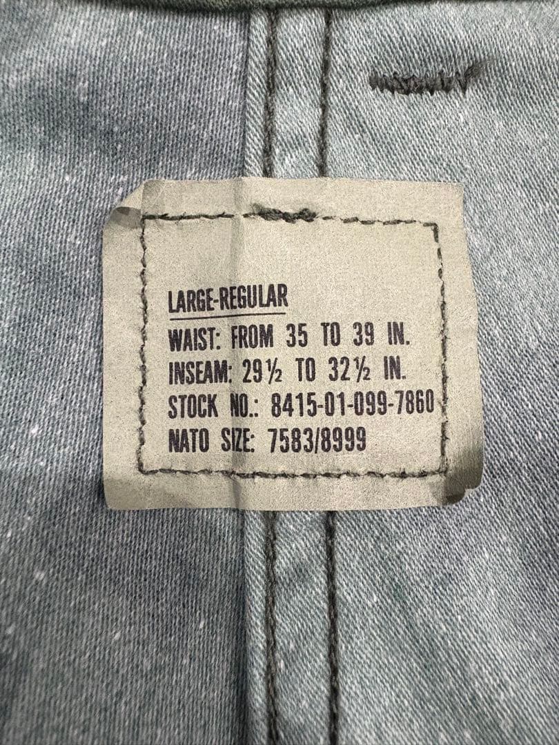 米軍M-65フィールドカーゴパンツ　ウッドランドカモ　LARGE-REGULAR