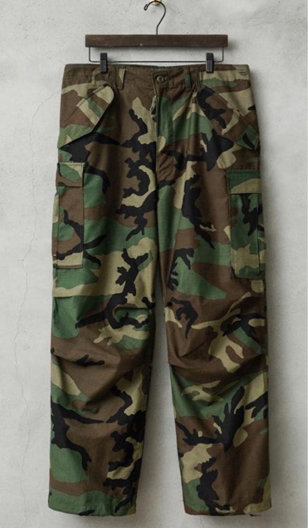 米軍M-65フィールドカーゴパンツ　ウッドランドカモ　LARGE-REGULAR