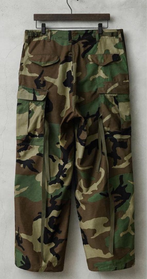 米軍M-65フィールドカーゴパンツ　ウッドランドカモ　LARGE-REGULAR