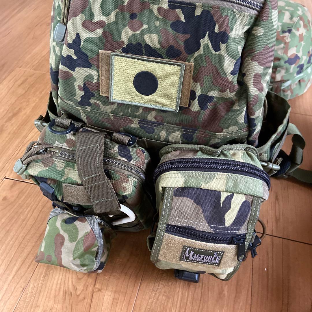 迷彩バックパック 装備セット