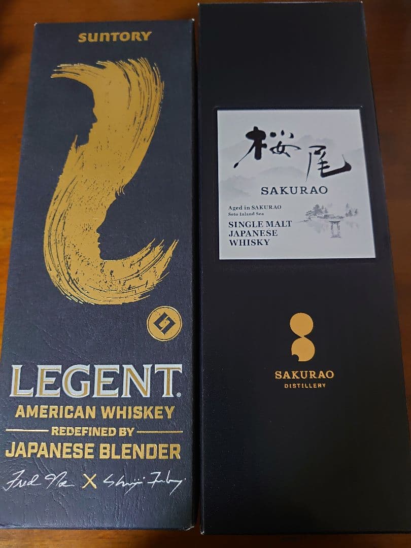 SAKURAO桜尾シングルモルトウイスキー 700ml/LEGENT 750ml