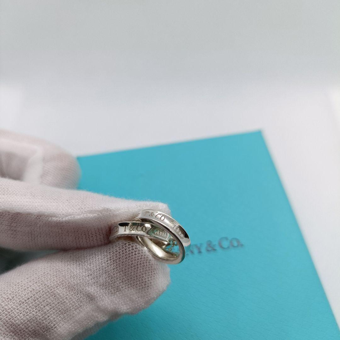 極美品✨️　ティファニー　ネックレス　1837 シルバー　インターロッキング