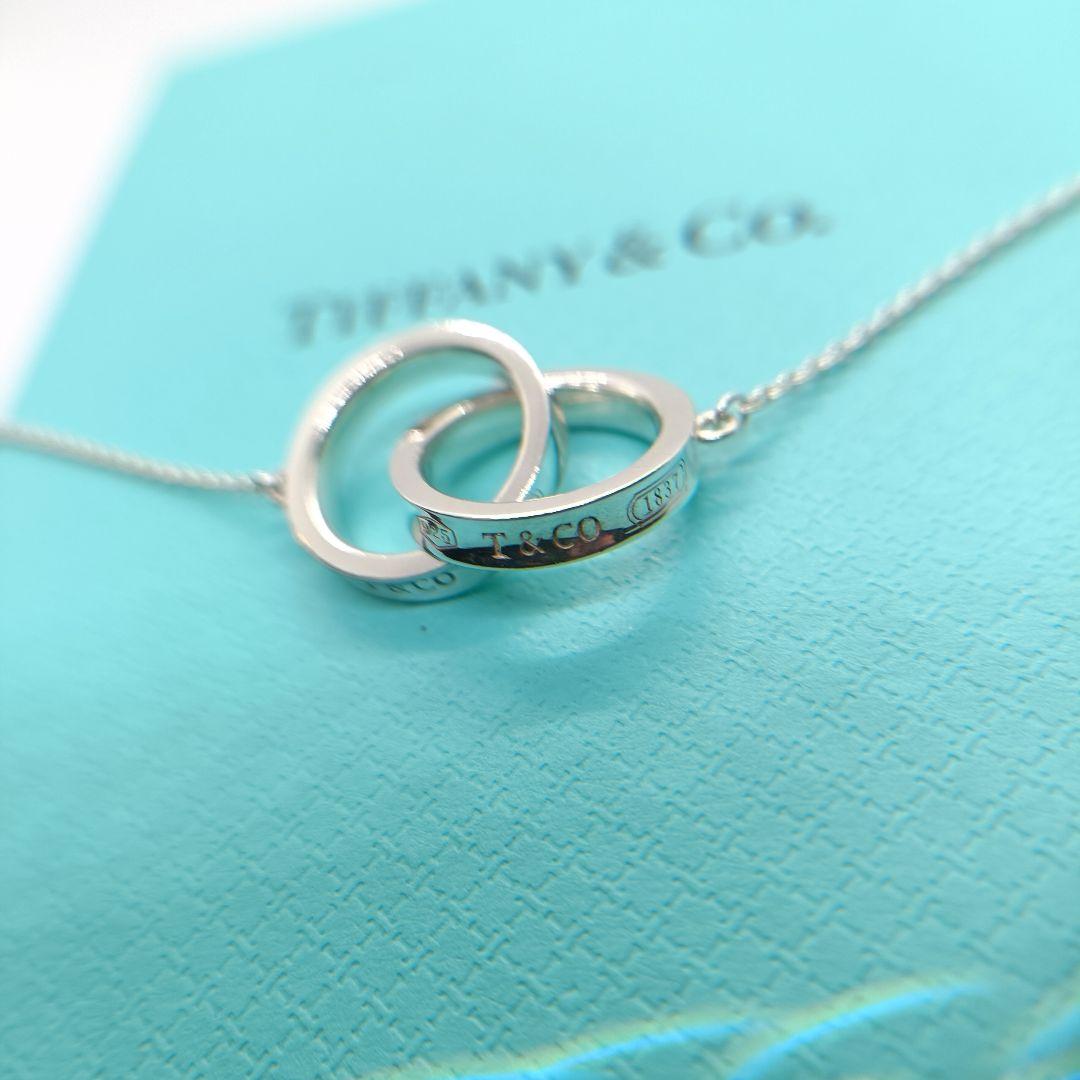 極美品✨️　ティファニー　ネックレス　1837 シルバー　インターロッキング