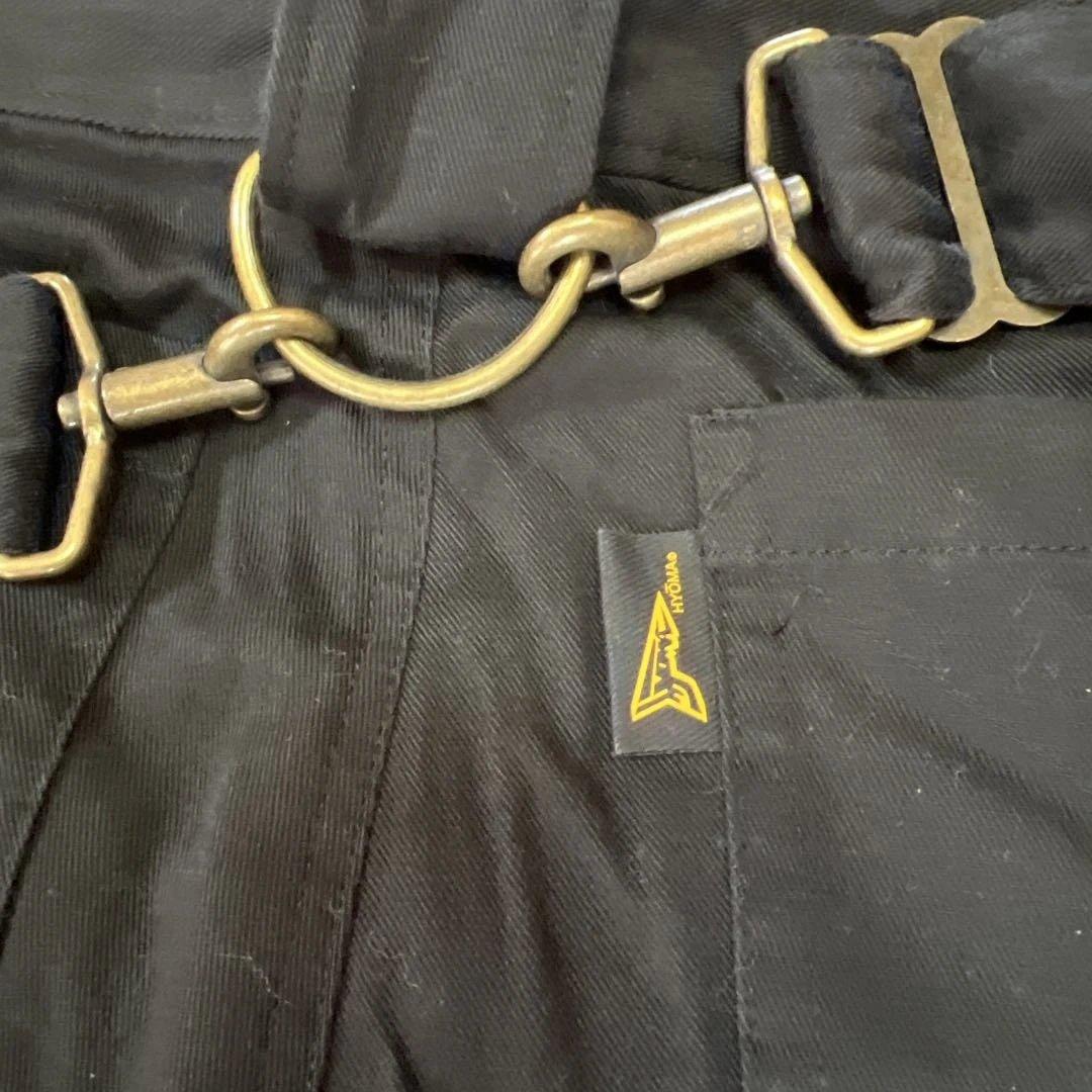 希少　20471120 HYOMA レザーコンビボンテージハーフパンツ