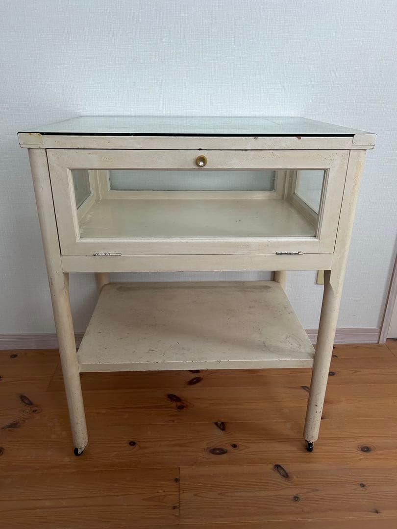 アンティーク　医療棚