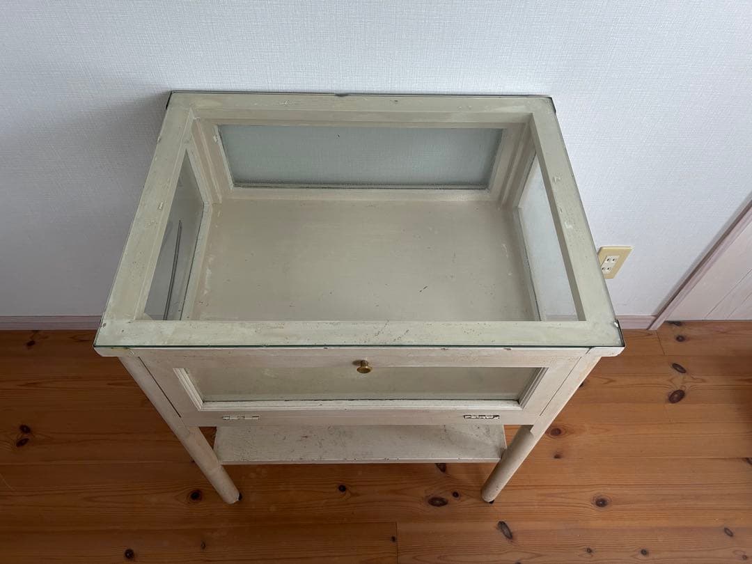 アンティーク　医療棚