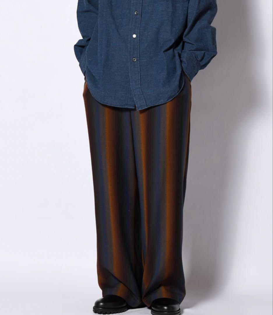 25FW5.2万SEVEN BY SEVEN ウールレーヨンパンツネペンテス