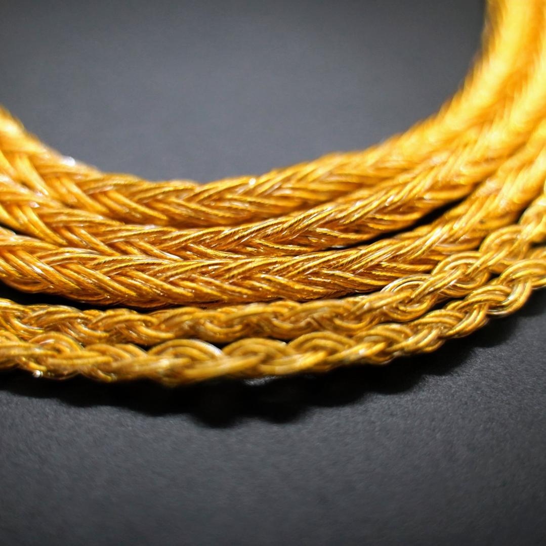 超希少!最高スペック16芯 金メッキケーブル 2pin / 4.4mm L字