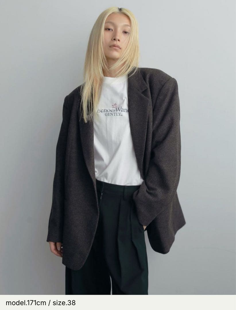 新品未使用　anuke Herringbone Wool Jacket