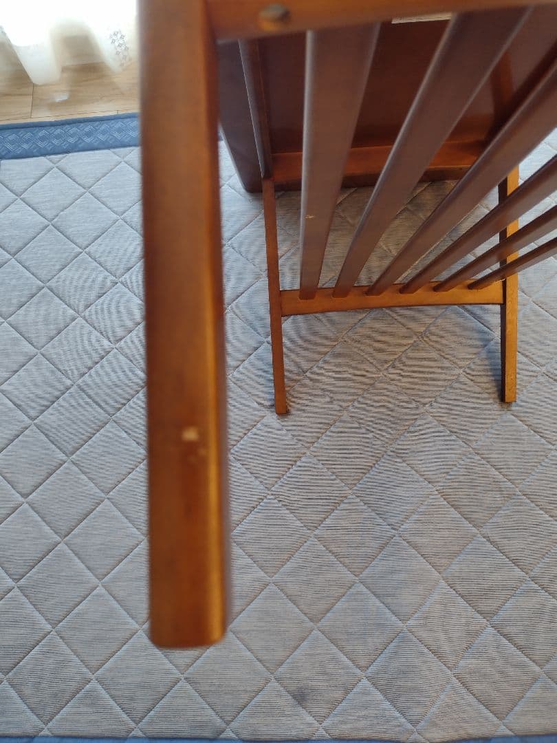 カリモク６０　リビングテーブル（大）ウォールナット　★犬の噛み跡あり★