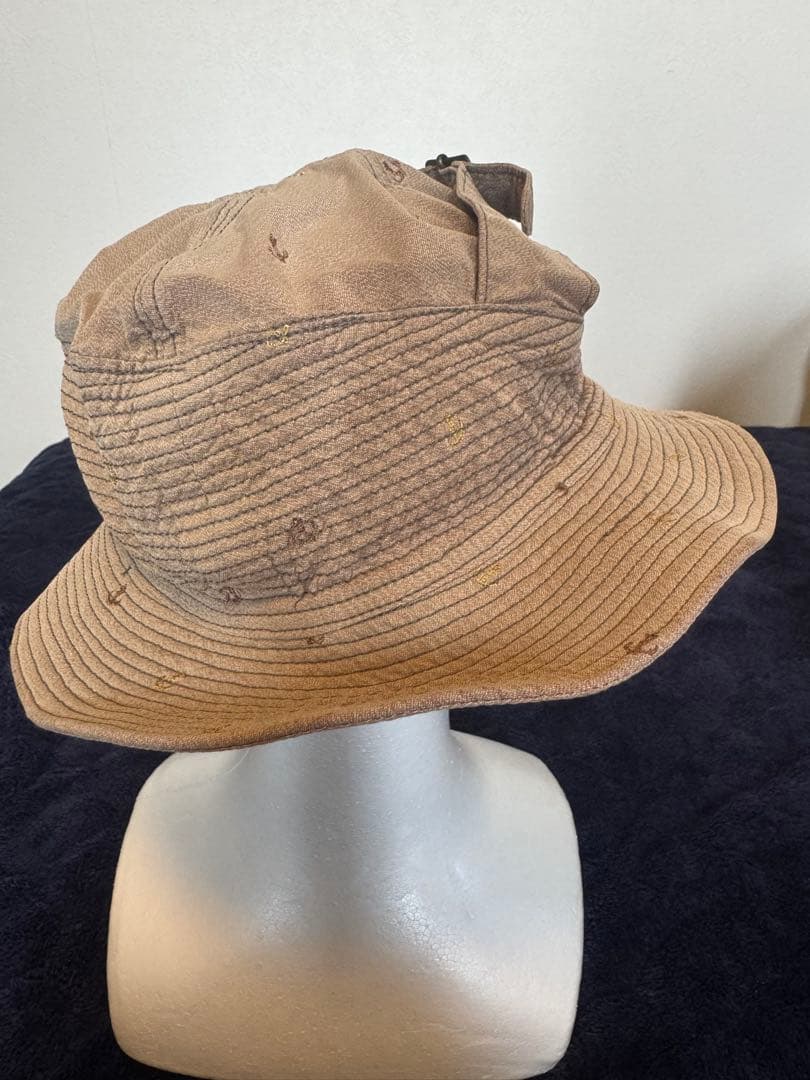 KAPITAL 老人と海ハット シャンブレー バックストラップ付き