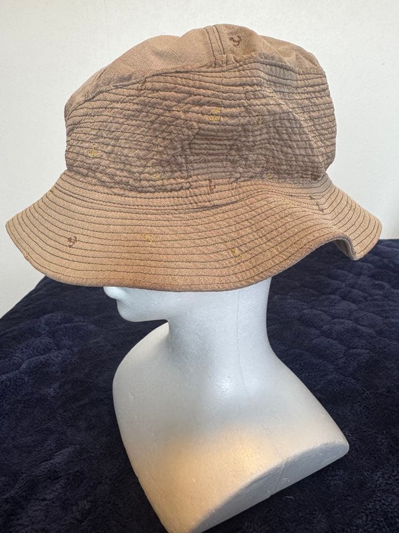 KAPITAL 老人と海ハット シャンブレー バックストラップ付き