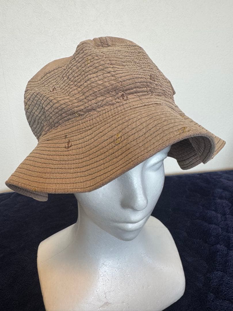 KAPITAL 老人と海ハット シャンブレー バックストラップ付き