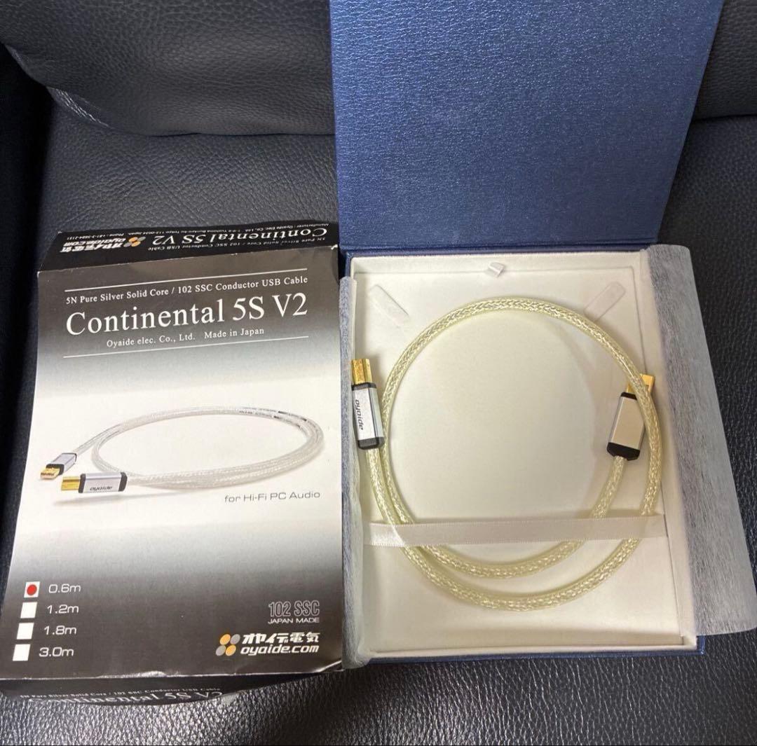 Oyaideオヤイデ Continental 5S V2 USBケーブル 0.6