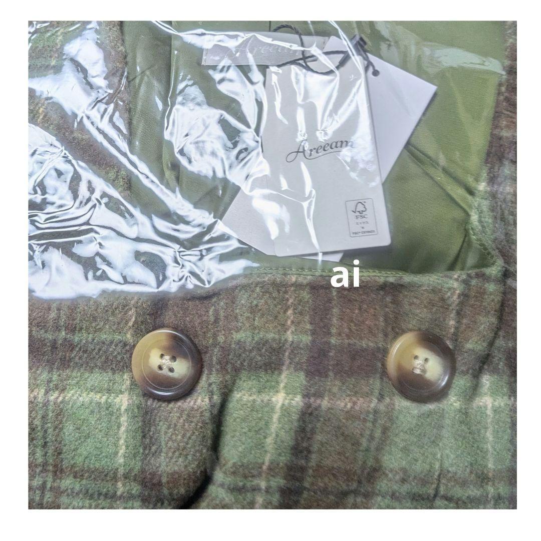 [新品]アリーム チェックジャンバースカート