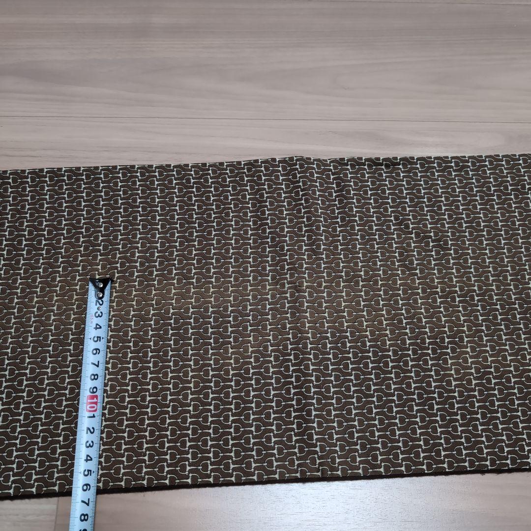 エルメス 馬具 総柄 シルク×カシミヤ フリンジ マフラー