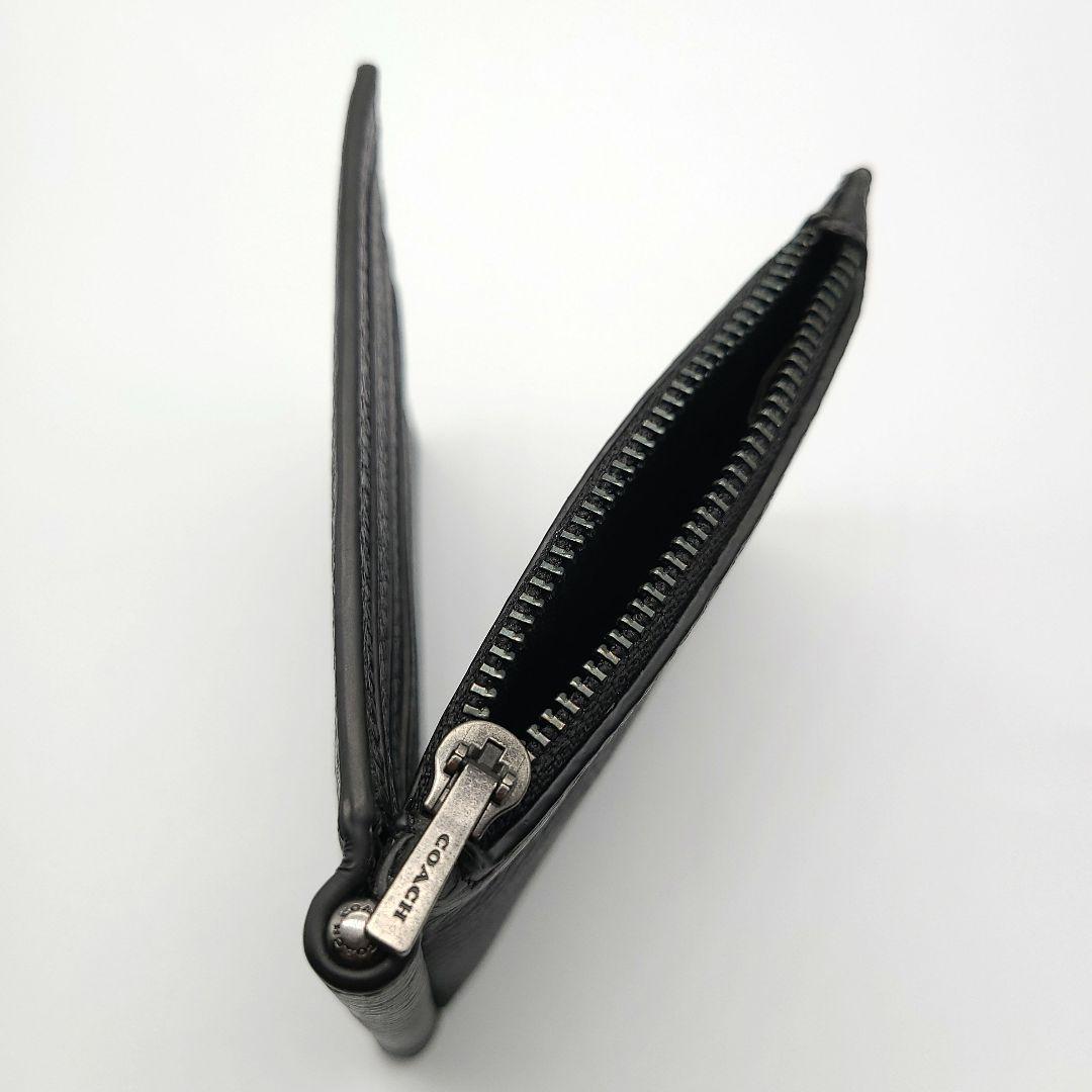 COACH マネークリップ 新品 ブラック 最新作 レザー 限定品 メンズ