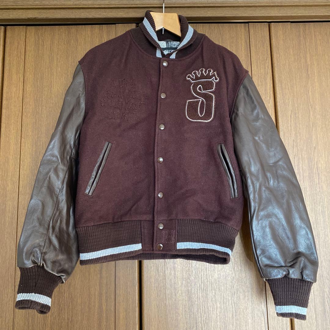 25周年記念 STUSSY ステューシー　 　　　　　　スタジャン ブラウン