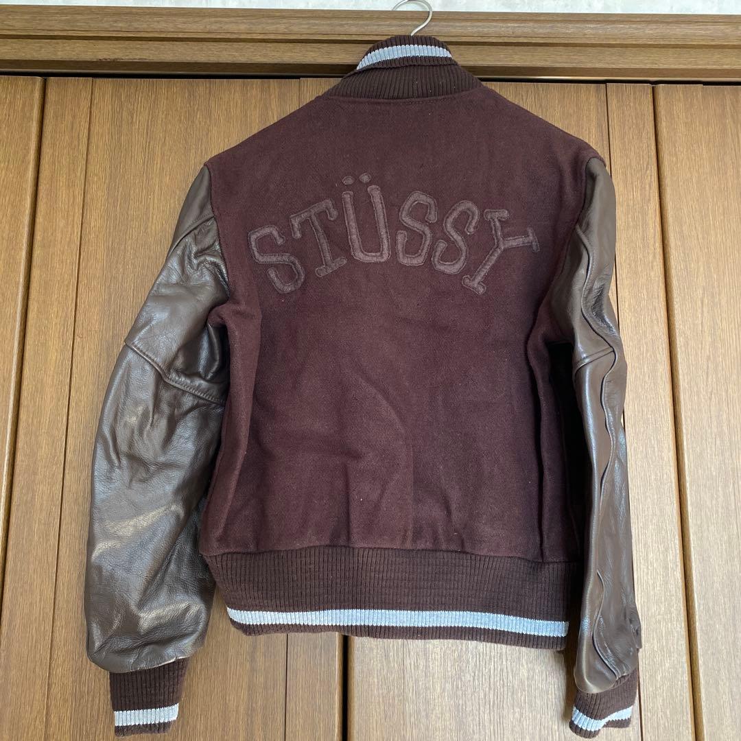 25周年記念 STUSSY ステューシー　 　　　　　　スタジャン ブラウン