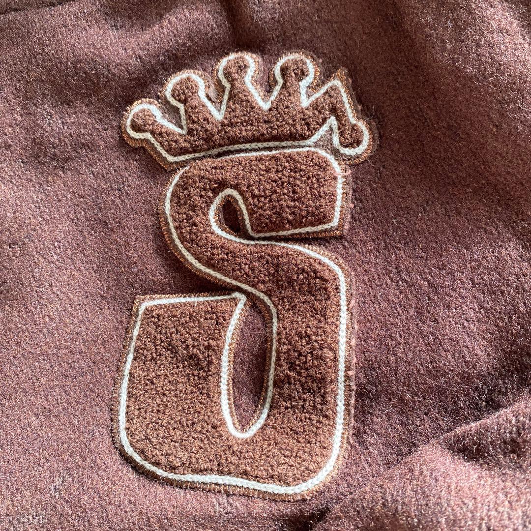 25周年記念 STUSSY ステューシー　 　　　　　　スタジャン ブラウン