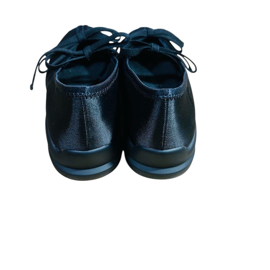 LETALON 2025 ルタロン Lダブルリボンバレリーナ　ブラック　24.5