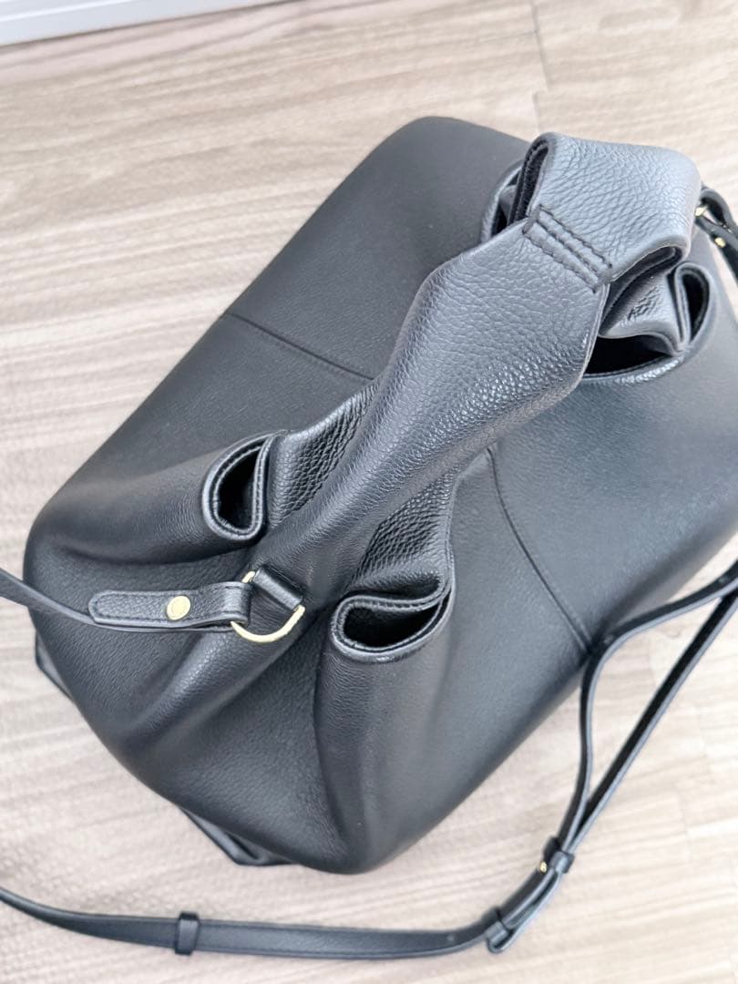 正規品　polene ポレーヌ バッグ　ショルダー　ブラック　付属袋有り