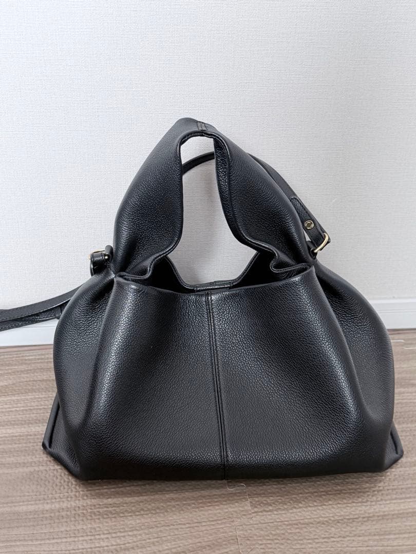 正規品　polene ポレーヌ バッグ　ショルダー　ブラック　付属袋有り
