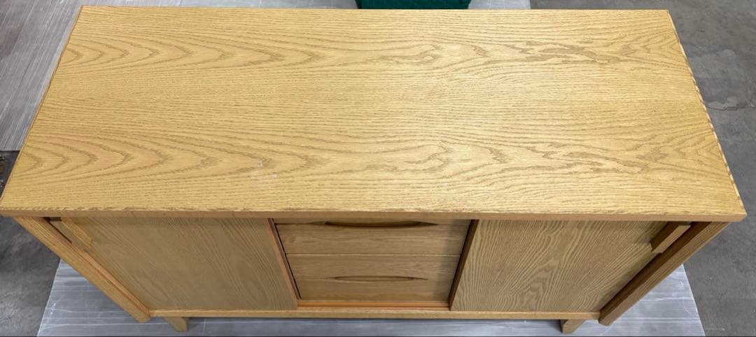 【送料込】【中古品】レッドオーク 120サイドボード