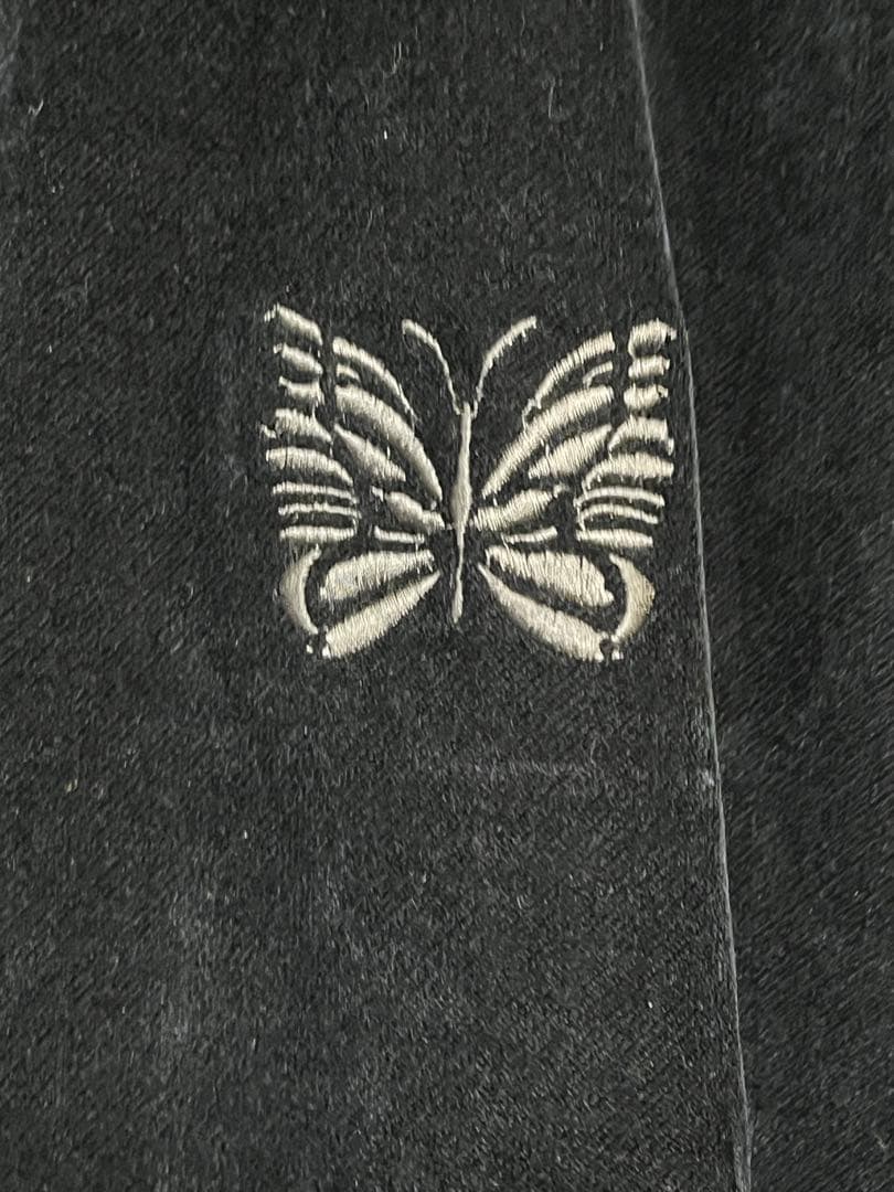 needles ベロアトラックジャケット L ブラック レア