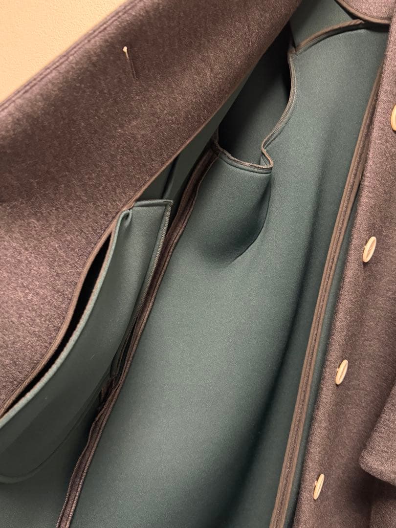 ENFÖLD ロングコート グレー　ダンボール　通常LサイズでもOK