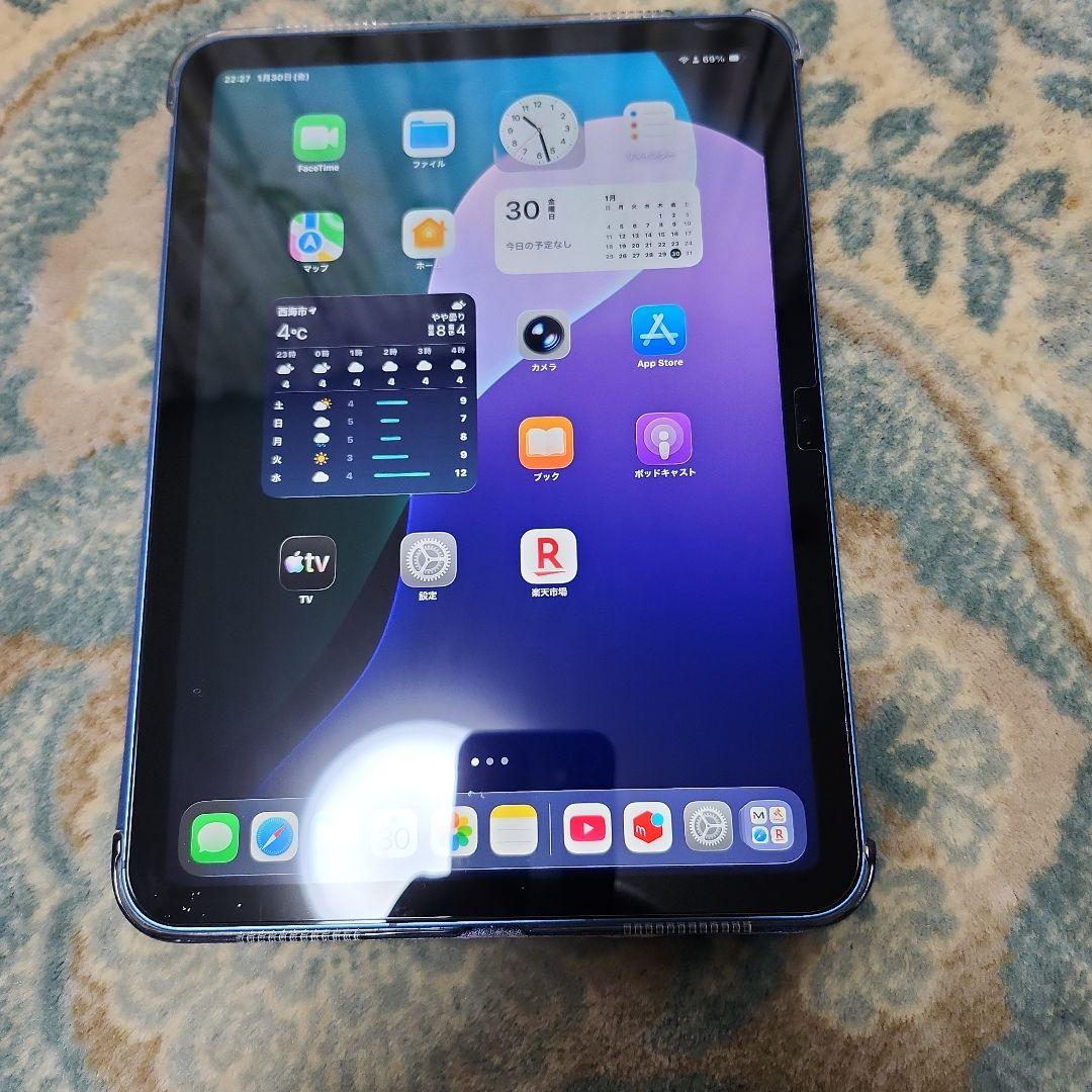 最終iPad 10世代 10.9inch 64GB Wi-Fi+Cellular