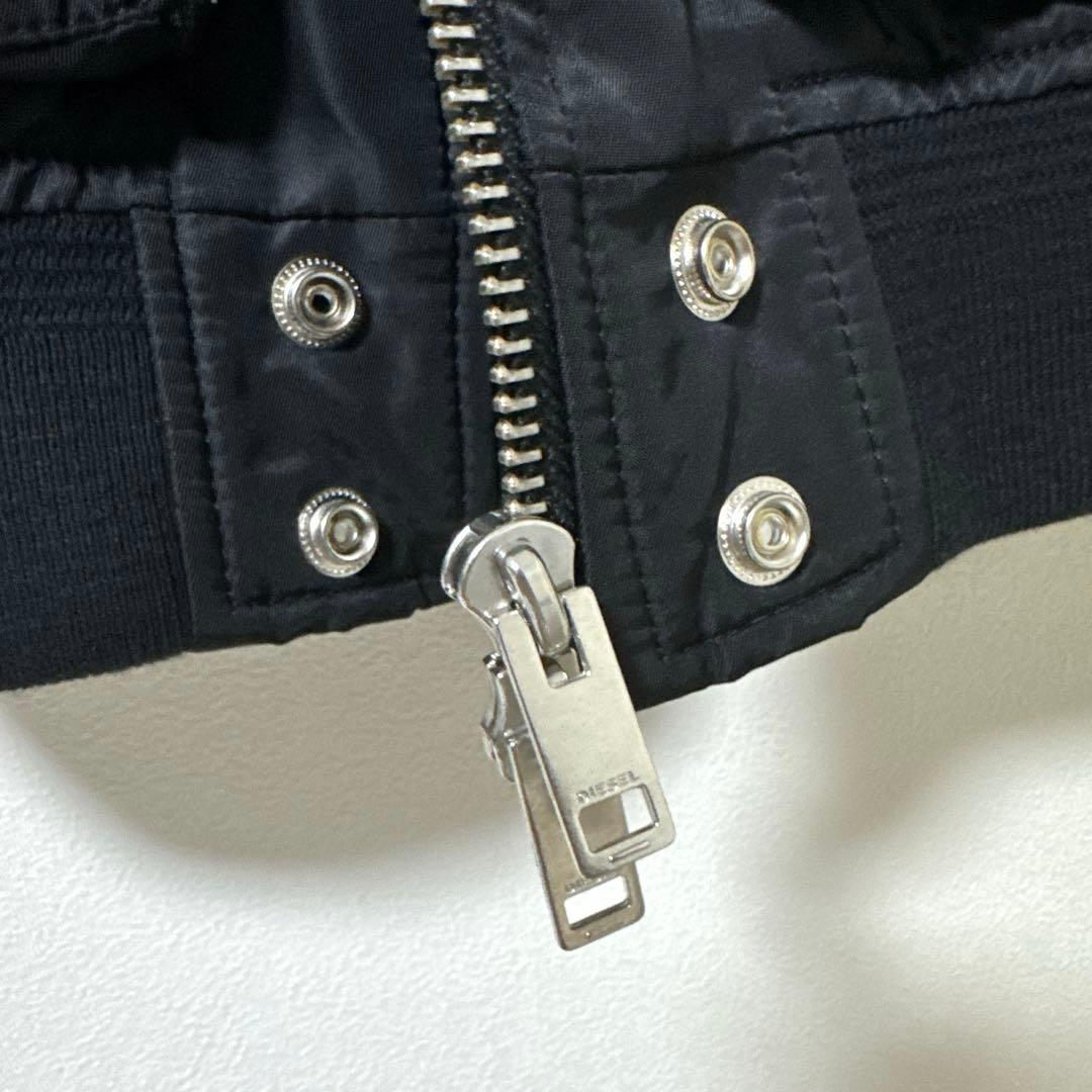 【けん】DIESEL MA-1 ボンバージャケット ブラック Lサイズ