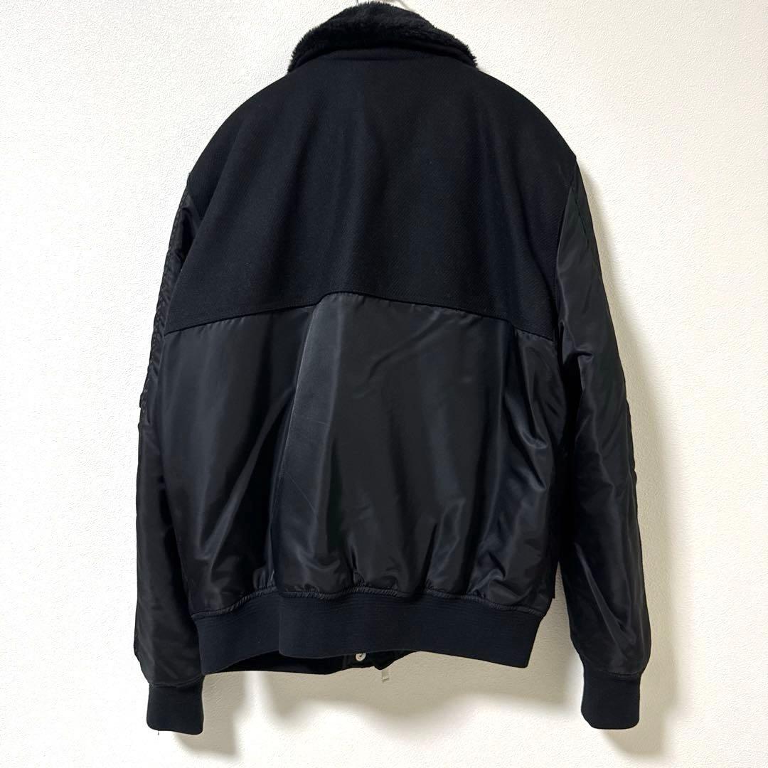 【けん】DIESEL MA-1 ボンバージャケット ブラック Lサイズ
