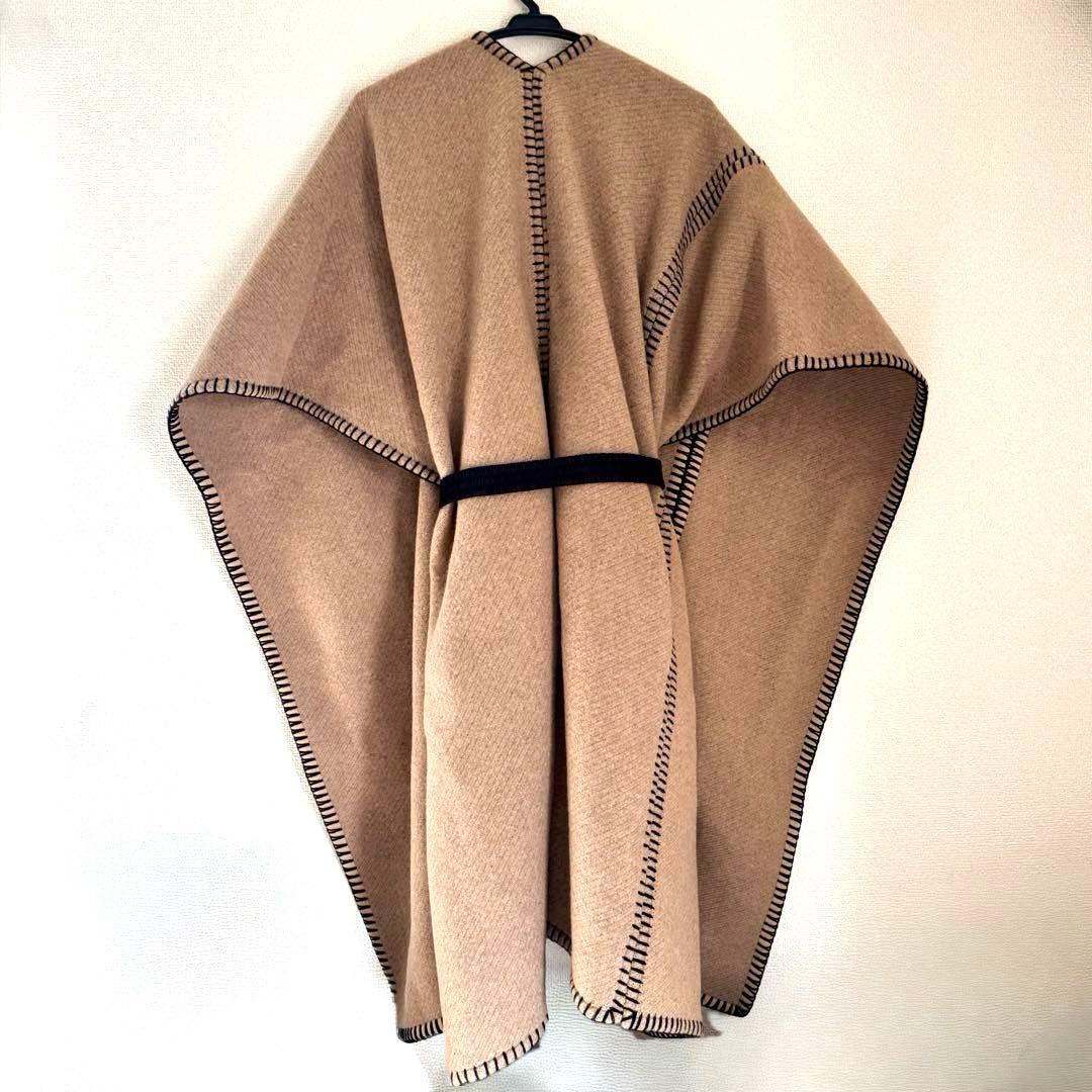 未使用✨MONCLER モンクレール MANTELLA ウールケープ ベルト付き