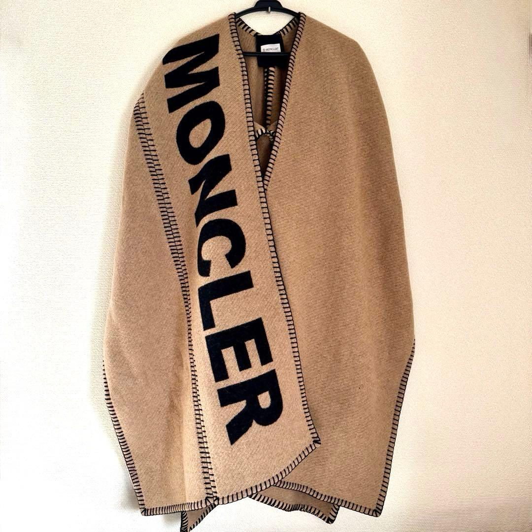 未使用✨MONCLER モンクレール MANTELLA ウールケープ ベルト付き