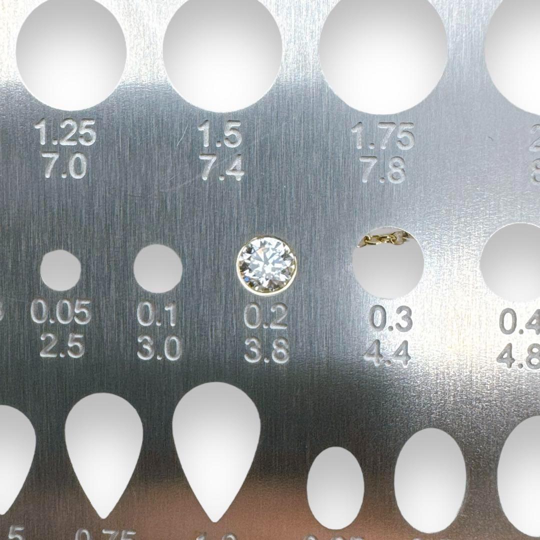 ティファニー ネックレス バイザヤード K18YG 金 ダイヤ 0.2カラット